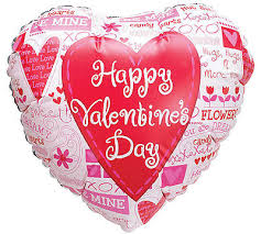 Mylar Valentine Balloon 