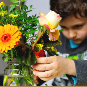 Junior Flower Basket Party $35 per kid ladies night, womens night, party, DIY, painting with a twist, color me mine, flower workshop